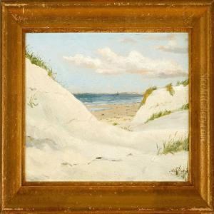 Overlooking Fano Island Beach by Mogens Ege