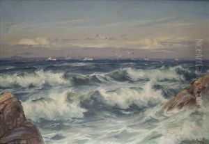Coastal Scenein Bornholm by Mogens Ege