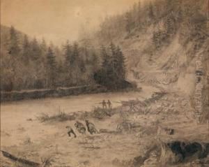 "paesaggio Con Boscaioli