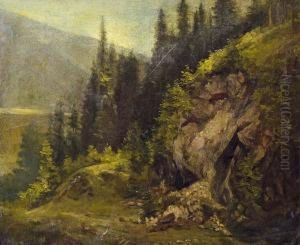 Landschaft by Albin Egger-Lienz