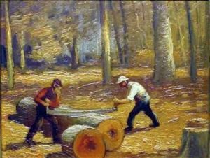 Wood Cutters by Benjamin Eggleston