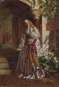 Awaiting Her Loves Return by William Maw Egley