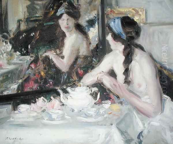 At the Mirror, 1913 - view 1