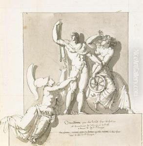 Allegori Over Skalden Och Riksradet Johan Gabriel Oxenstierna by Carl August Ehrensvard