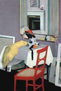 Interior 2 by Francis Campbell Boileau Cadell