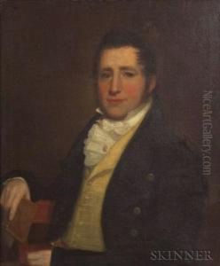 Portrait Of A Gentleman. by Jacob Eichholtz