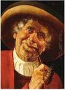 The Pipe Smoker, Signed