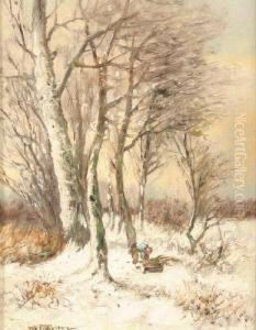 Der Holzsammler by Willem Hendrik Eickelberg