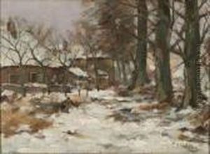 Winter Landscape by Willem Hendrik Eickelberg