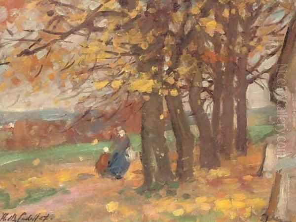Autumnal landscape study - view 1