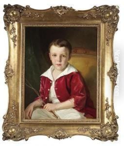 Julius Lowe, Son Of Alexander And Marie Lowe At The Age Of Five by Anton Einsle