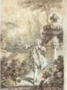 Jeune Homme Surpris Dans Un Jardin Jeune Homme Surpris Dans Un Jardin