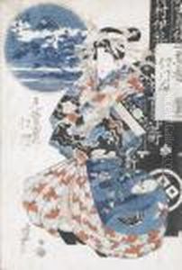 Kurtisane Egawa Im Dekorativem Kimono.