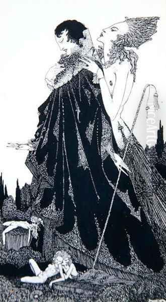 Illustration from 'Selected Poems of Algernon Charles Swinburne Clarke' , 1928 by Harry Clarke