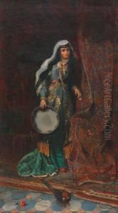 Musicienne Au Harem by Ferencz, Franz Eisenhut
