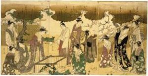 ````mitate Tsutsu Izutsu' (a Parody Of The Well Curb)