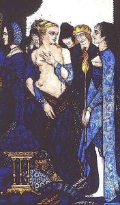 "We named Lucrezia Crivelli and Titian's Lady with Amber Belly" by Harry Clarke