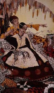 "Yet these are rotten, so you're the Queen of all are living, or have been" by Harry Clarke