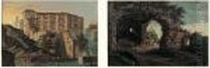 Vues Imaginaires De Ruines De Palais by Johann Eismann