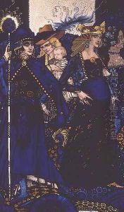 "The Queens of Sheba, Meath and Connaught" by Harry Clarke