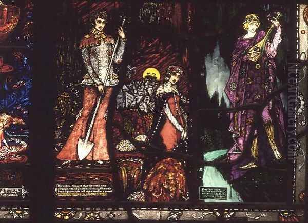 The Geneva Window depicting 'The Weaver's Grave' - view 1