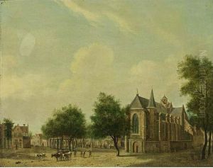 Utrecht: A View Of The Mariaplaats With The Mariakerk