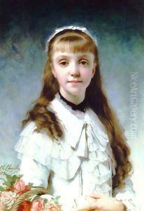 La Fille Du Peintre (Daughter of the Painter) (or Young Girl with Bouquet)