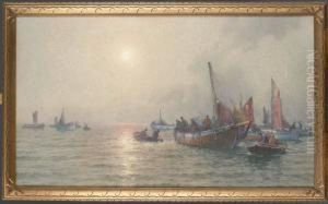 Fiskeskutor by Emil Ekman