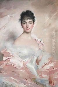 Femme en rose by Charles Chaplin