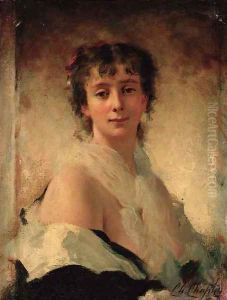 Buste de jeune femme by Charles Chaplin