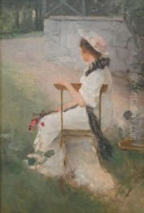 Flickan I Tradgarden by Emma Ekwall