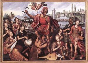 Mars Vanquishing Ignorance 1605 by Antoon Claeissens