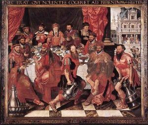 Banquet 1574 by Antoon Claeissens