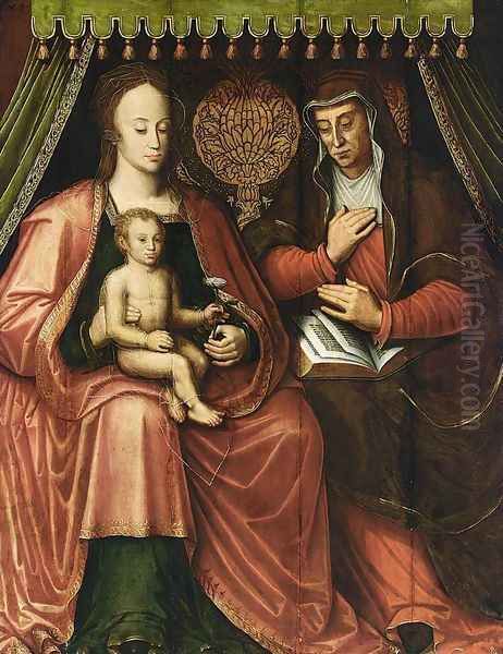 Virgin and Child with St Anne - view 1