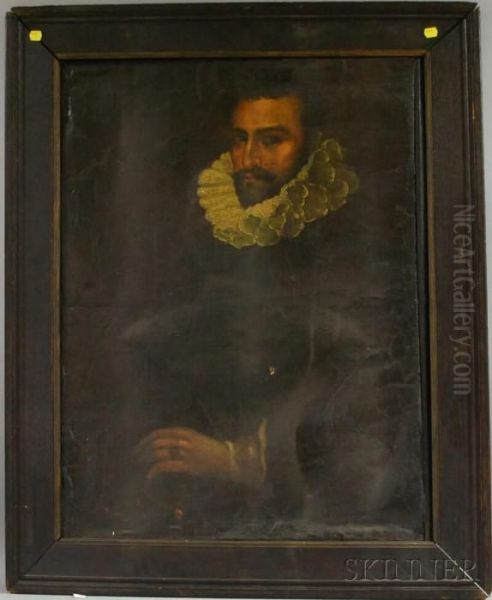 Portrait Of A Gentleman Wearing A Ruff Collar - view 1