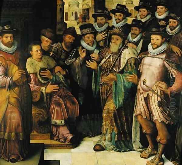 The Judgement of Cambyses an allegorical group portrait, probably of the City Councillors - view 1
