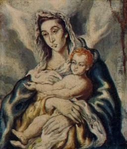 Madonna And Child by El Greco (Domenikos Theotokopoulos)