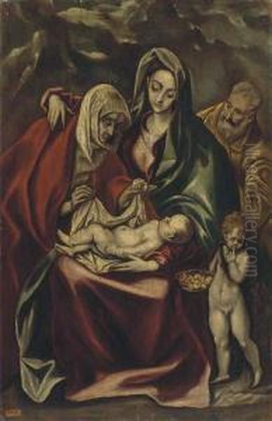 The Holy Family With Saint Anne And The Infant Saint John Thebaptist - view 1