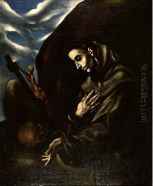 Saint Francis Standing In Meditation - view 1