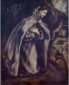 Saint Francis In Meditation by El Greco (Domenikos Theotokopoulos)