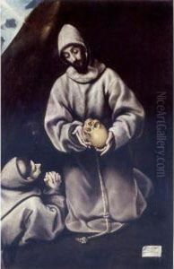 Saint Francis And Brother Leo In Meditation by El Greco (Domenikos Theotokopoulos)