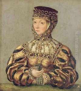 Barbara Radziwill (1520-51) c.1553-56 by Lucas The Younger Cranach