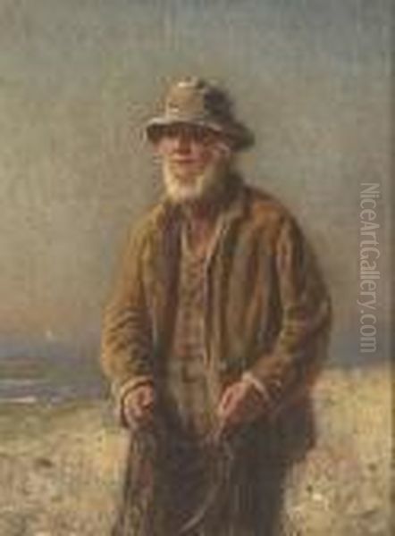 Fisherman With His Nets. - view 1
