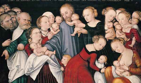 Christ Blessing the Children 1540s - view 1
