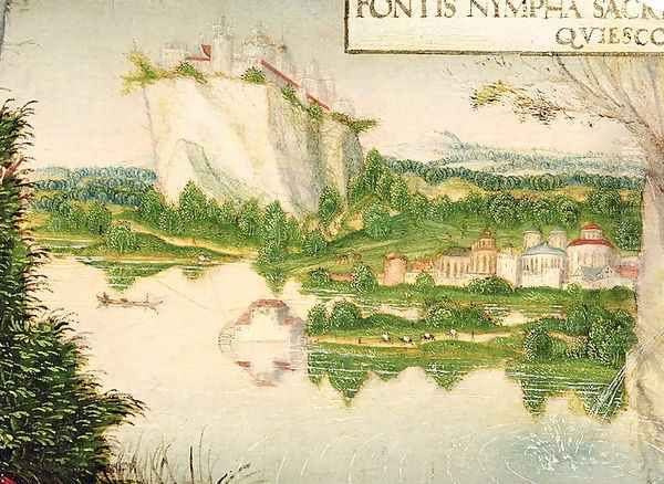 Landscape, detail of Resting Naiad - view 1