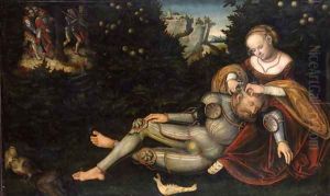 Samson and Delilah, c.1537 by Lucas The Younger Cranach