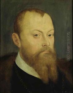 Elector Moritz von Sachsen (1521-53), c.1550 by Lucas The Younger Cranach