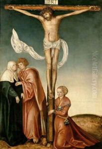 The Crucifixion by Lucas The Younger Cranach