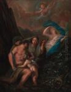 The Choice Of Hercules by Ottmar, the Younger Elliger