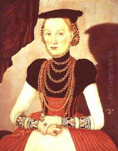 Portrait of a woman, 1564 by Lucas The Younger Cranach